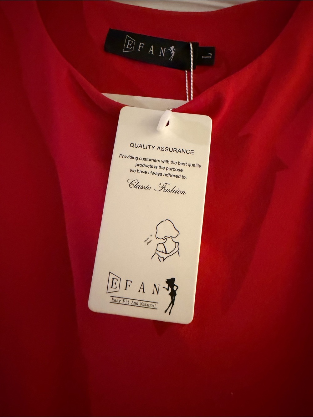 EFAN red cropped tank top - Picture 4 of 5